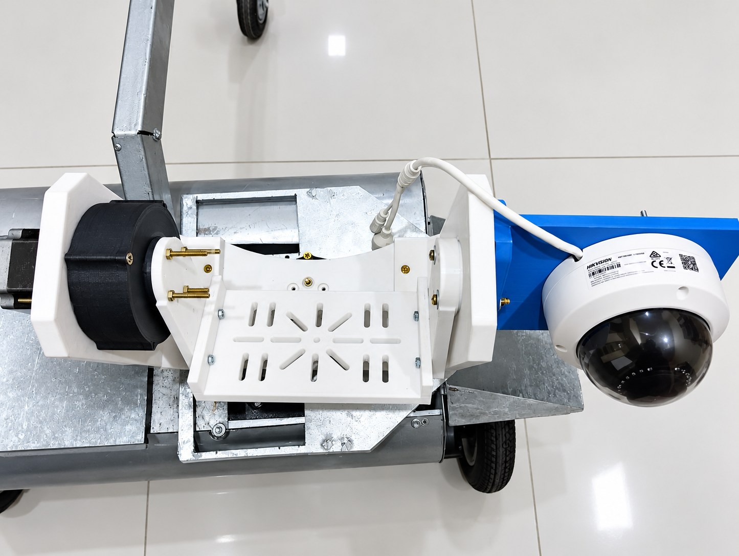 Cámara integrada al equipo robótico de vigilancia Argos